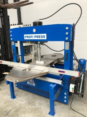 Testing large portal press