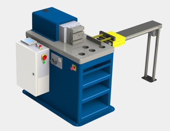 Horizontal Press with Motorized Backgauge - Sketch