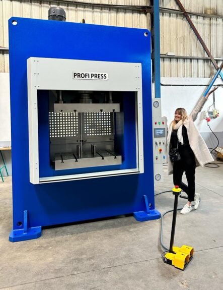 Hydraulic Press 500 Tons Pre Acceptance at the Factory