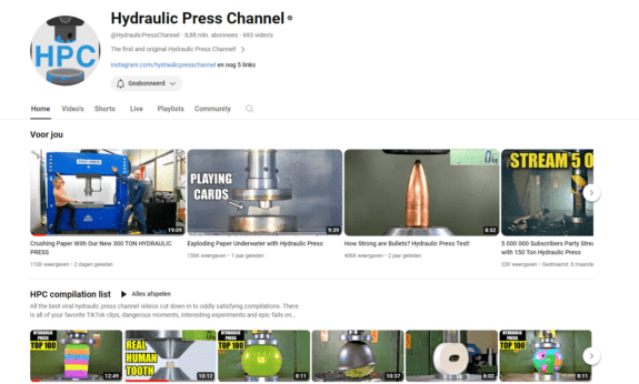 Hydraulic Press Channel cooperation with Profi Press