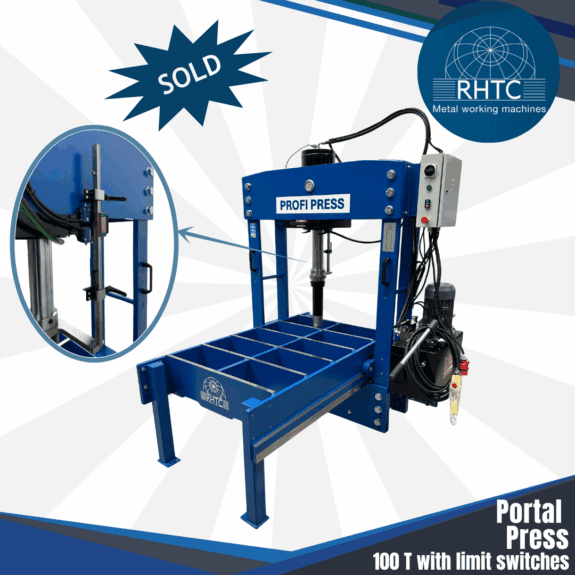 Portalpresse 100 Tonnen mit Endschaltern