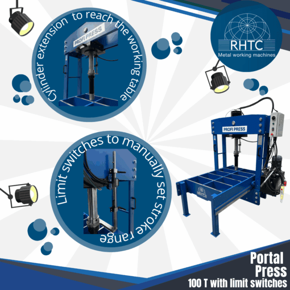 Endschalter an der Profi Press Portalpresse