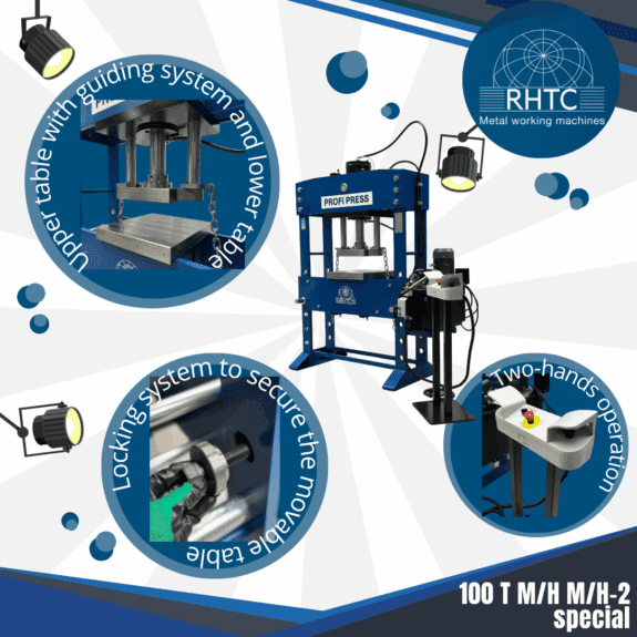 Key features custom made 100 t Press