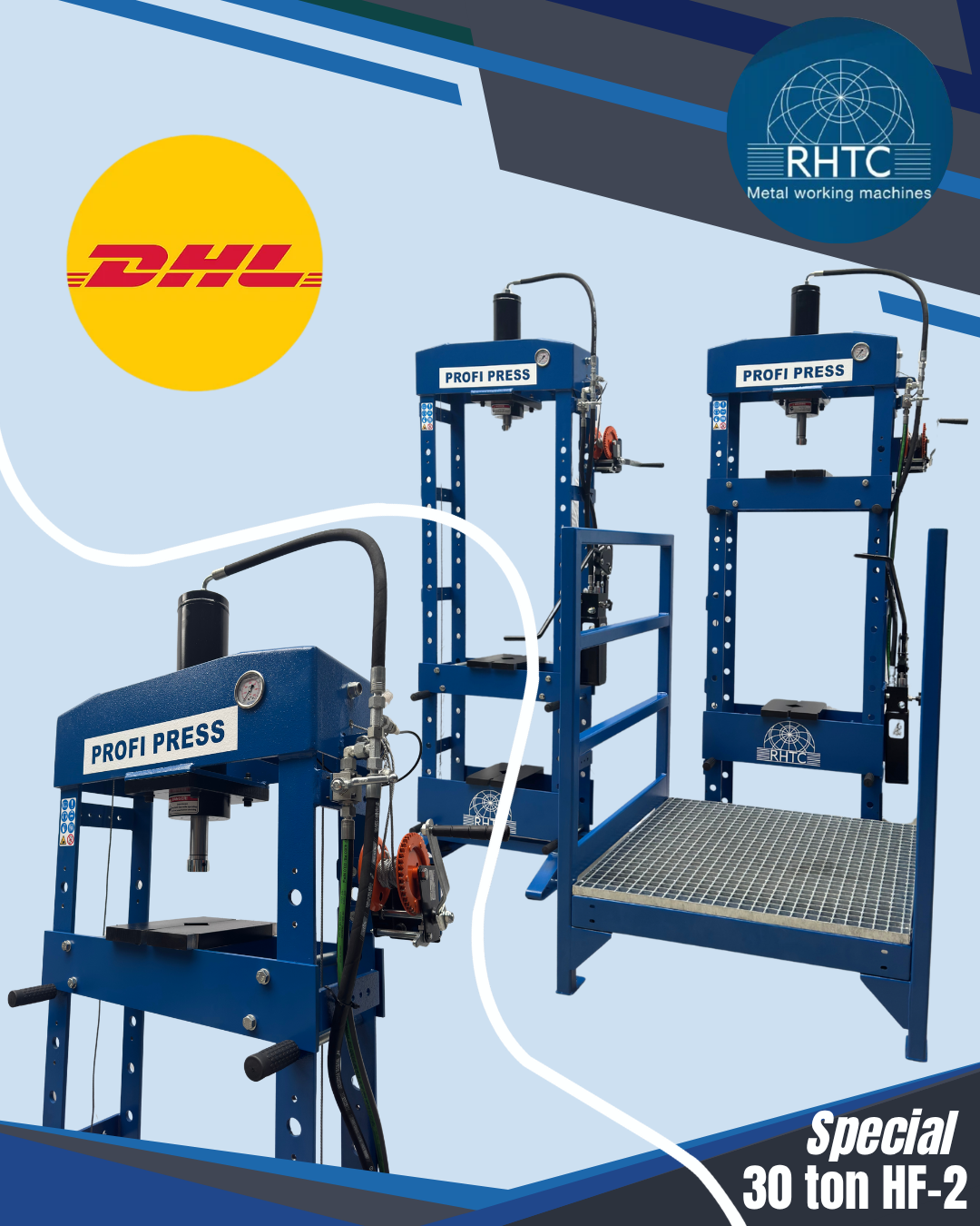 Spezielle 30-Tonnen-HF-2 für DHL 